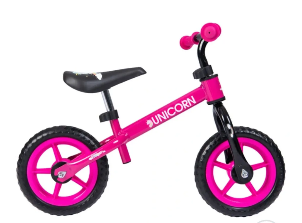 10 inch Unicorn Balance Bike - Image 2