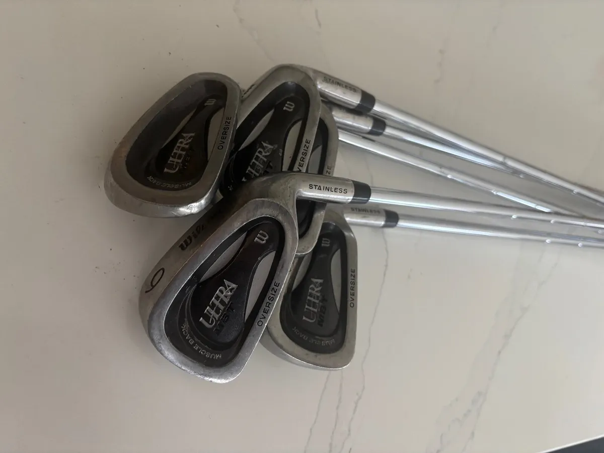Wilson Irons in good condition (6,7,8,9 and Pitch) - Image 3