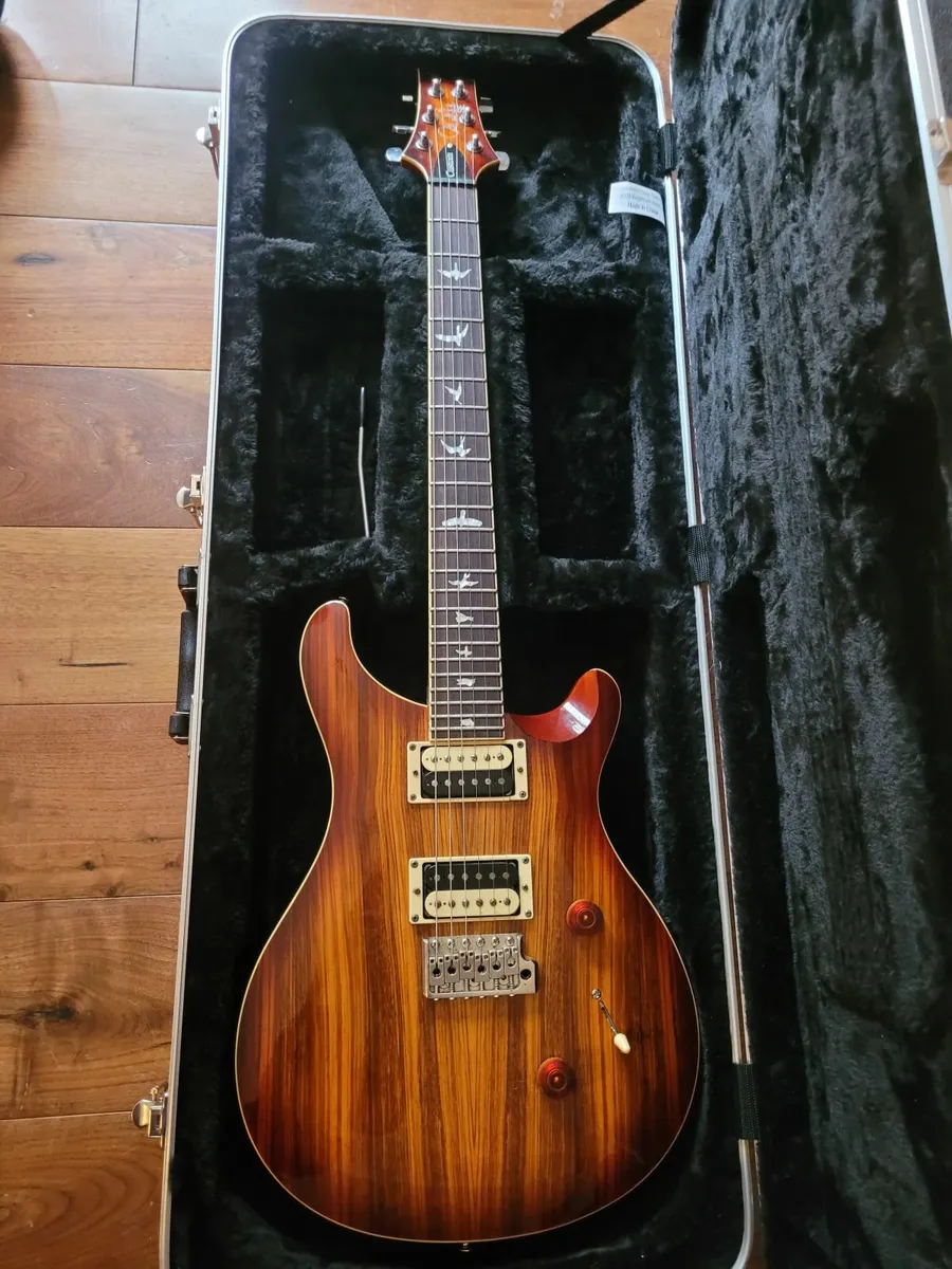 PRS SE Custom 24 Exotic Top Zebrawood VS - Image 1