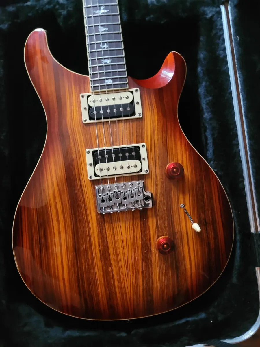 PRS SE Custom 24 Exotic Top Zebrawood VS - Image 2