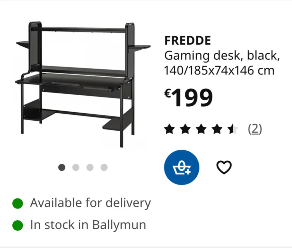 Office or Gaming Desk - Image 1