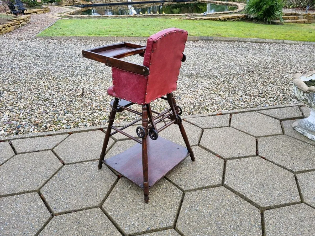 Antique Metamorphic Baby's High Chair - Image 3