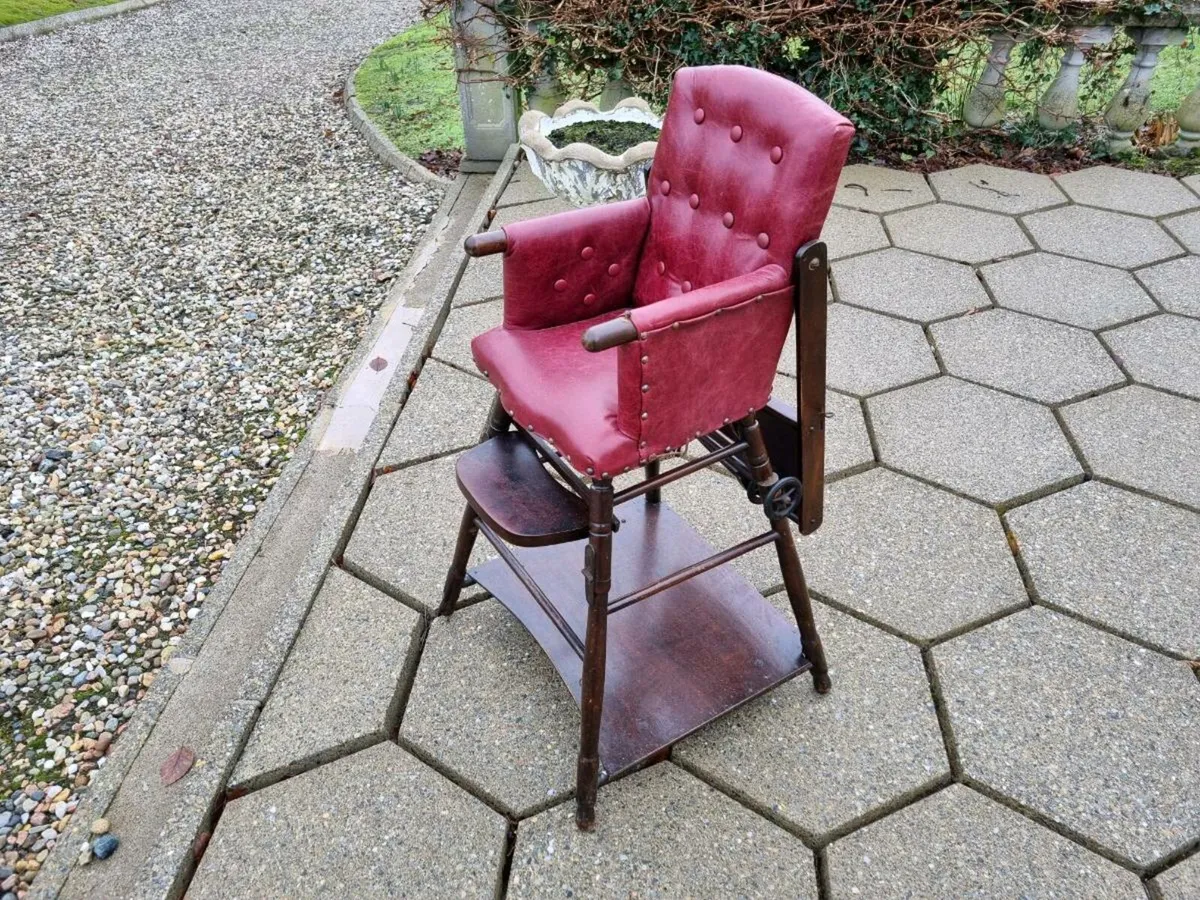 Antique Metamorphic Baby's High Chair - Image 4