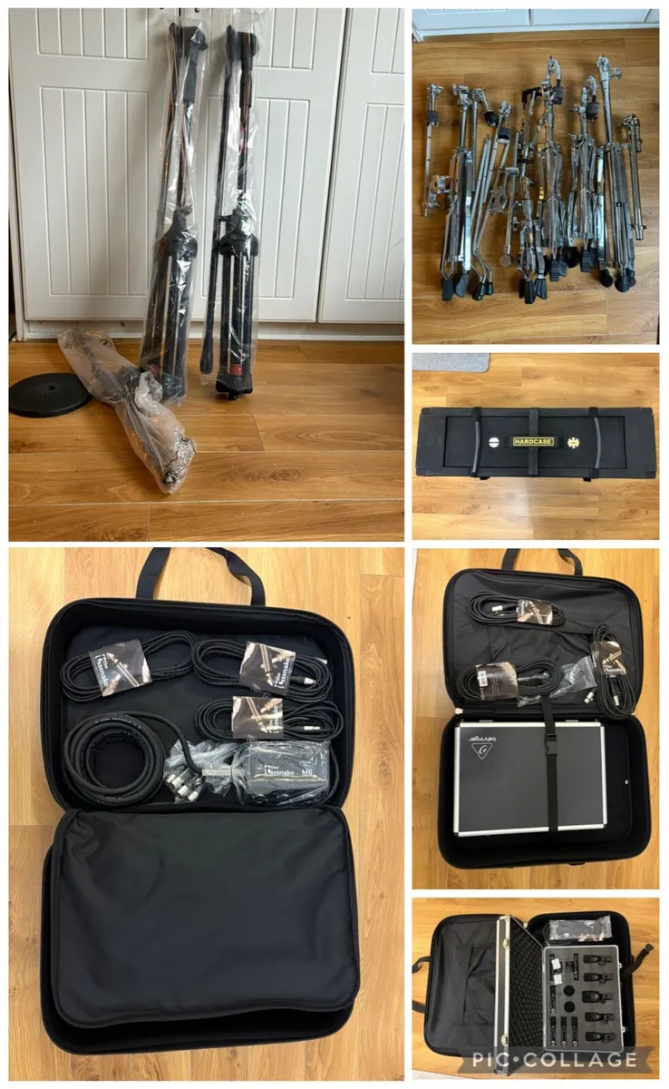 Pearl Export,cymbals,hardware,cases and mics, - Image 2