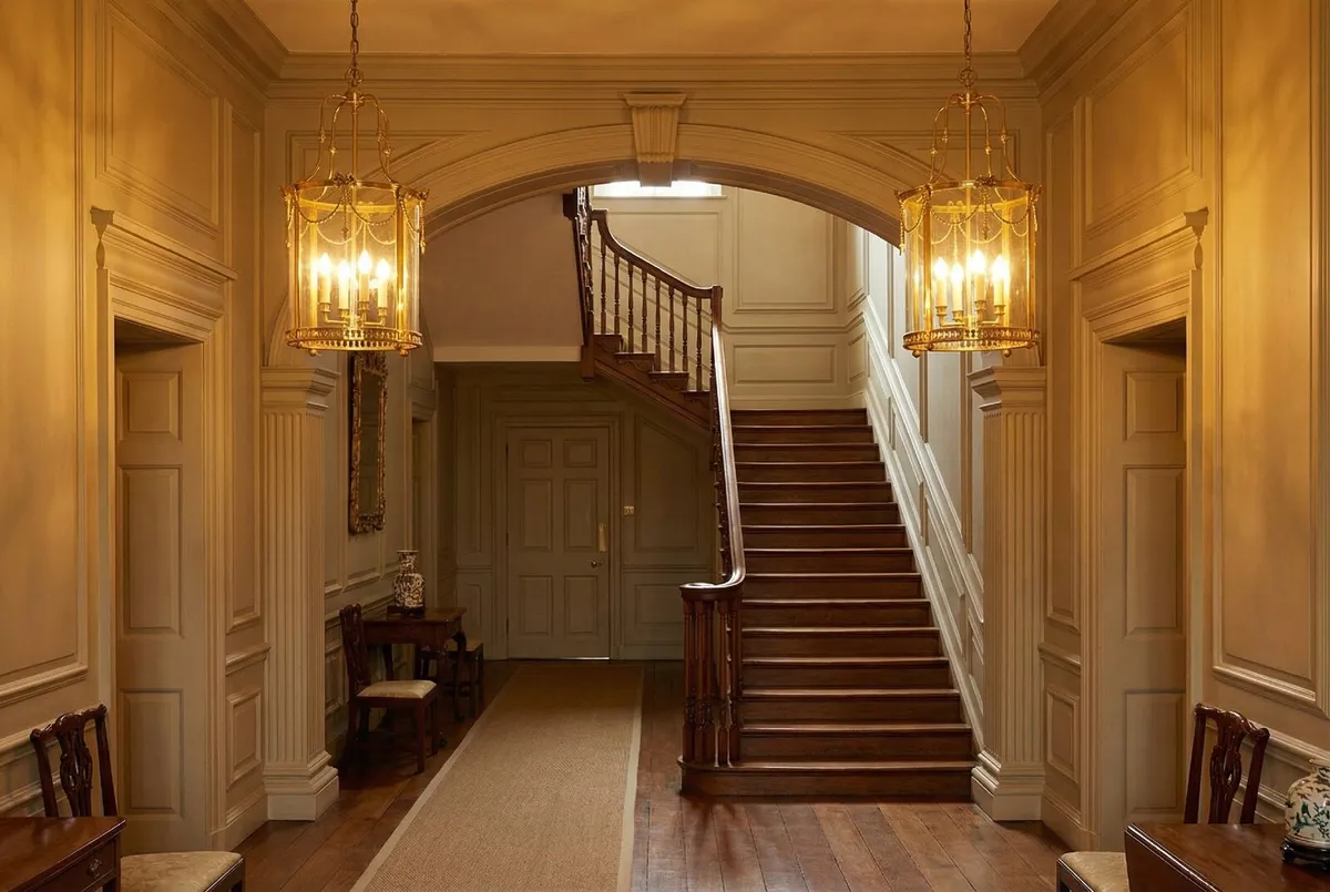 Good quality solid brass hand made lantern - Image 1