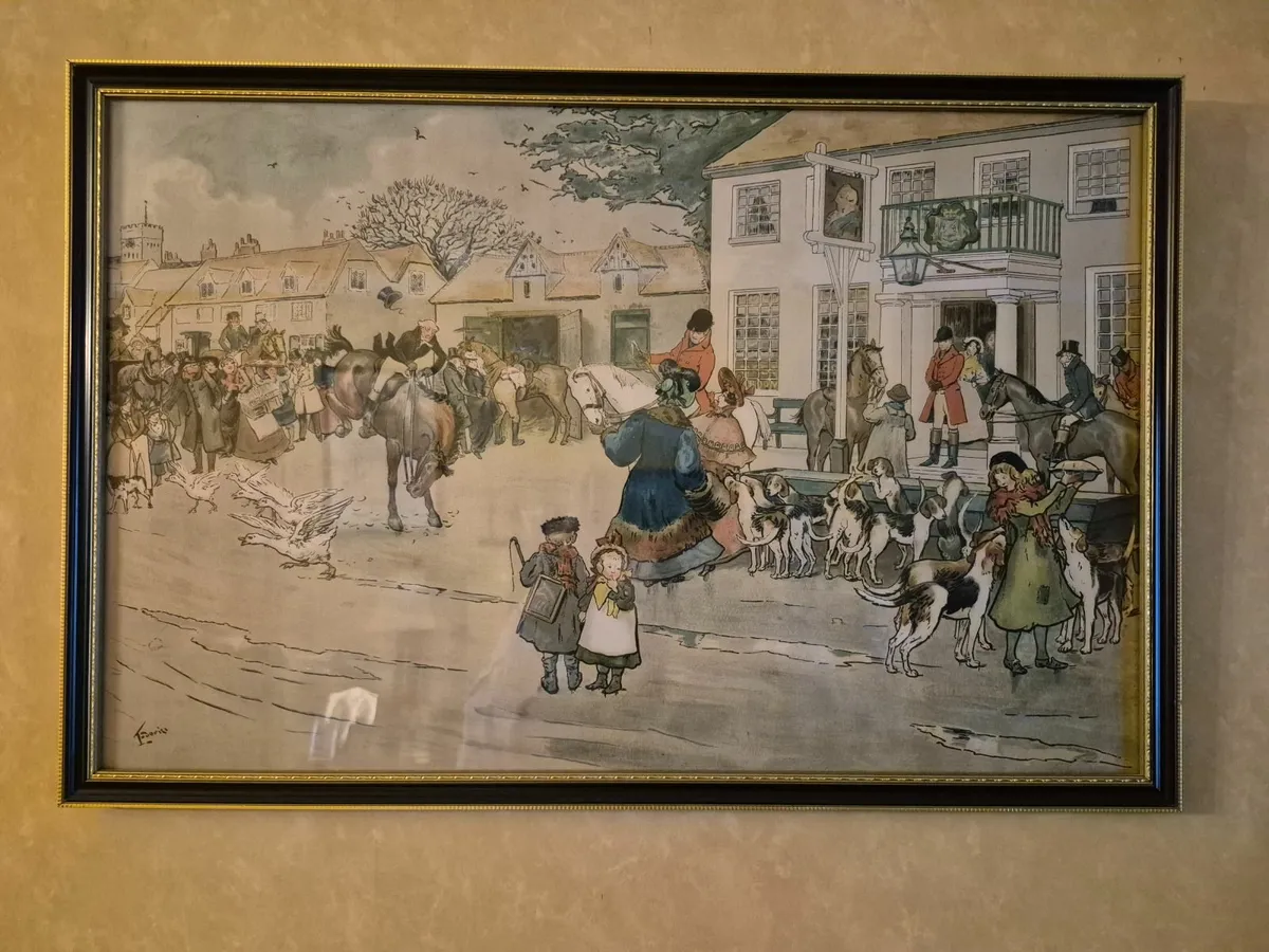 Coloured Hunting prints Prints - Image 1