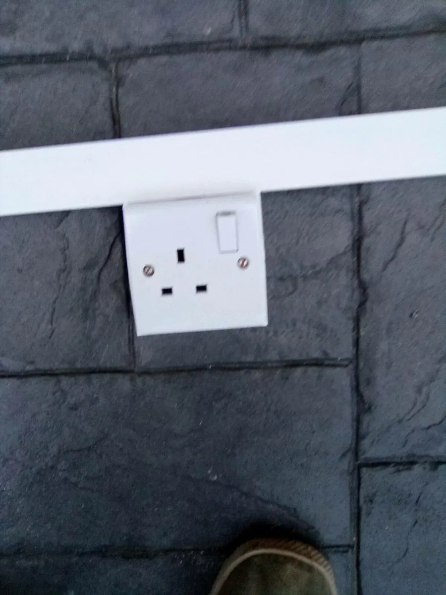 3. SOCKETS. WIRED. AND.  FITTED. ONTO.  TRUNKING - Image 4