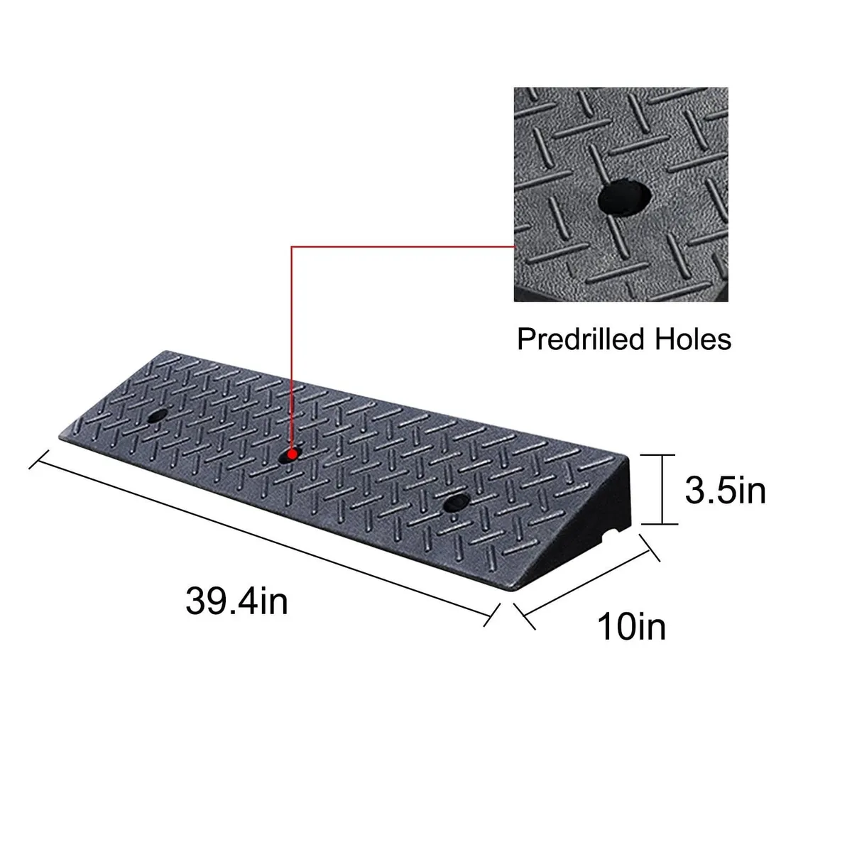 Rubber Driveway Curb Ramp - Image 3