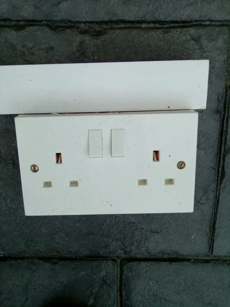 3. SOCKETS. WIRED. AND.  FITTED. ONTO.  TRUNKING - Image 3