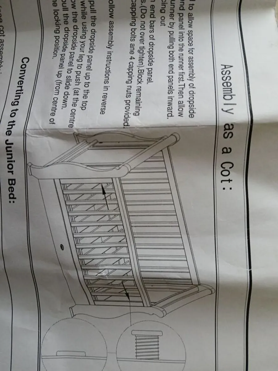 Cot Bed - Image 4