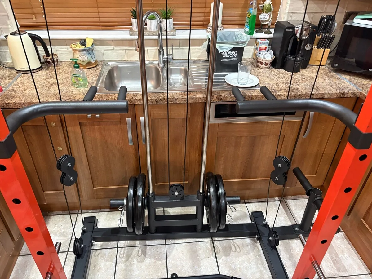 UNBELIEVABLE GYM DUAL CABLE RACK WEIGHT SET UP!!! - Image 4