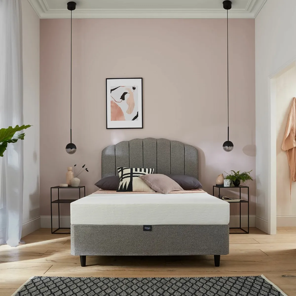 Memory Foam Rolled Mattress White 120x190cm - Image 2