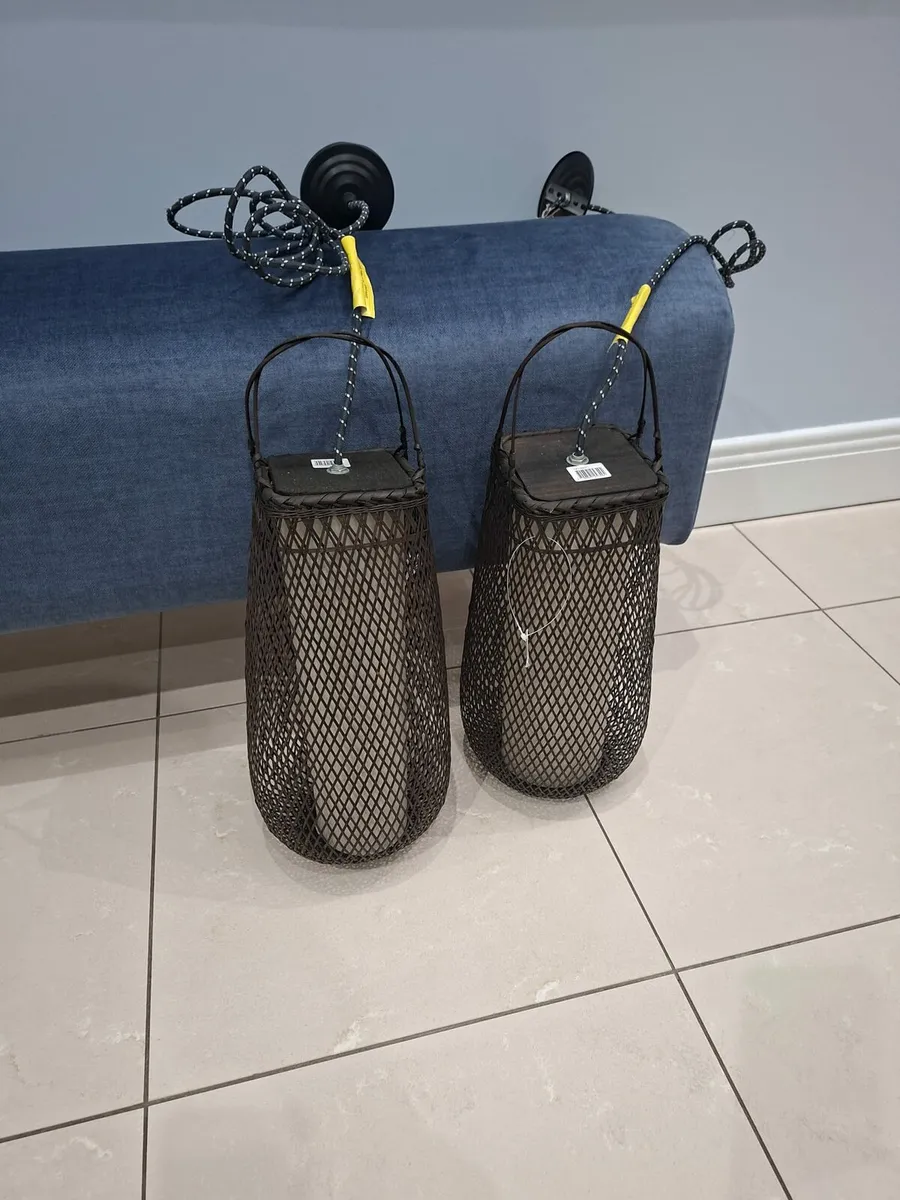 Pair of Unusual Ceiling Pendant Lights - Image 2