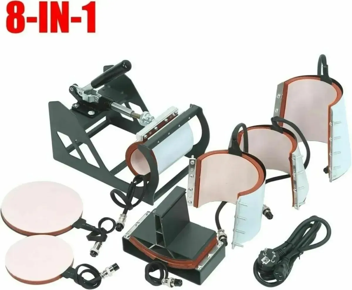 8-in-1 Heat Press Machine 38×38cm T-Shirt Press - Image 4