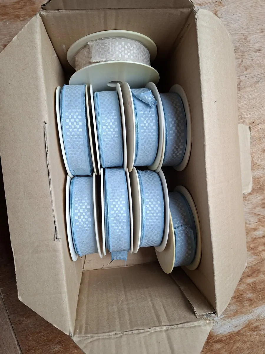 Box of Assorted Ribbon - Image 1