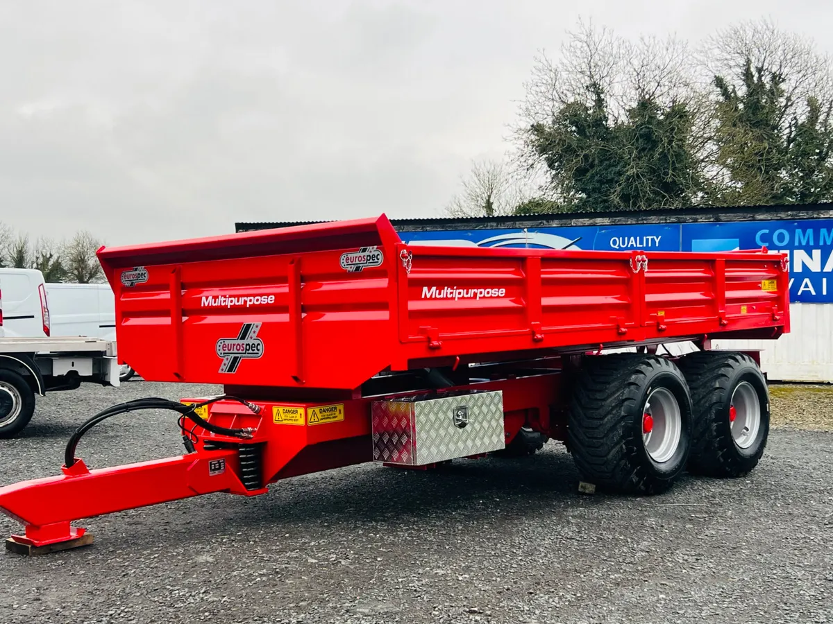 Eurospec 12T Tipping Trailer Magic Tail Door - Image 1