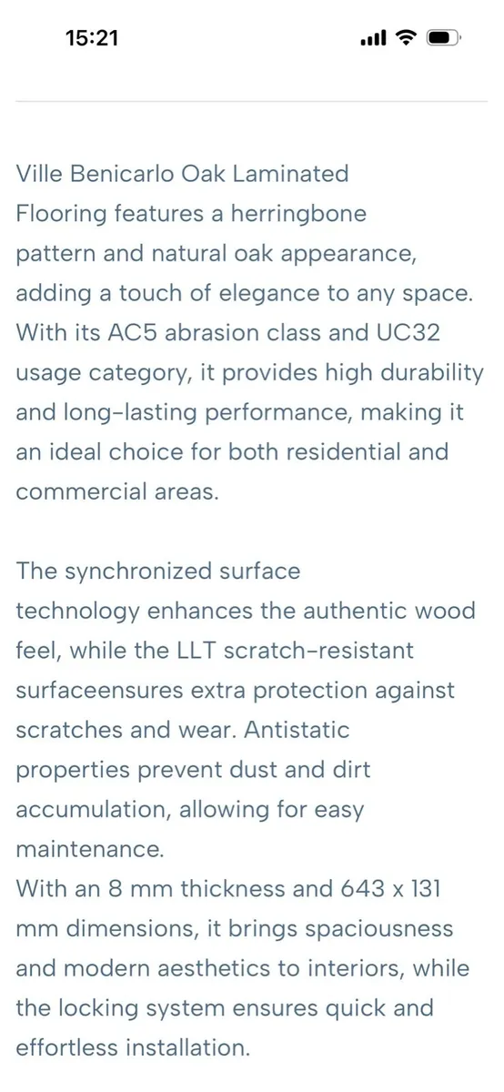 Herringbone Laminate flooring - Image 4