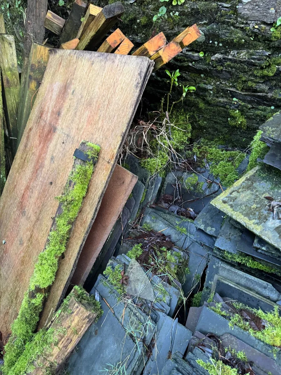 Old roof slates - Image 1