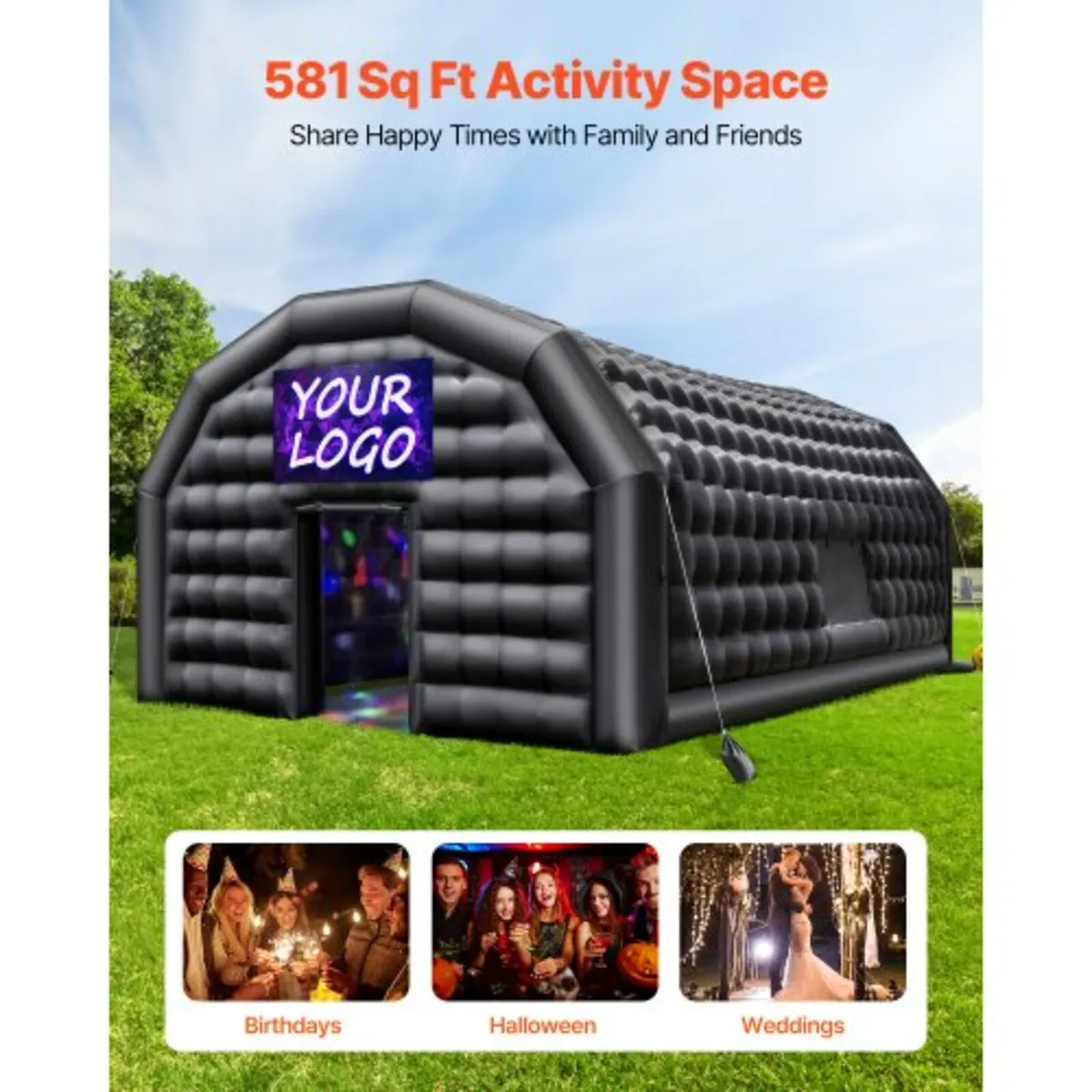 Portable Inflatable Nightclub Tent with Blower 29. - Image 3