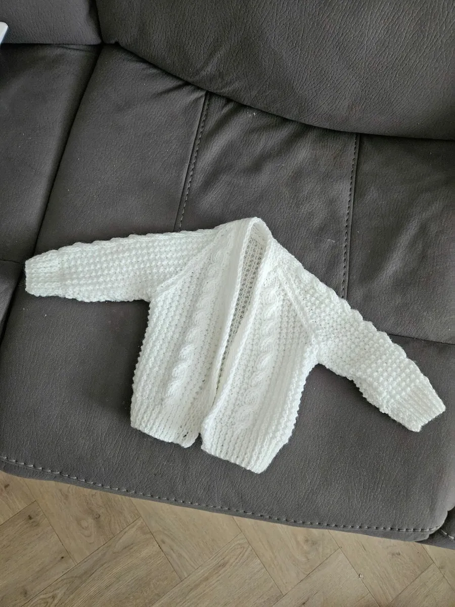 Hand knitted baby cardigans - Image 2