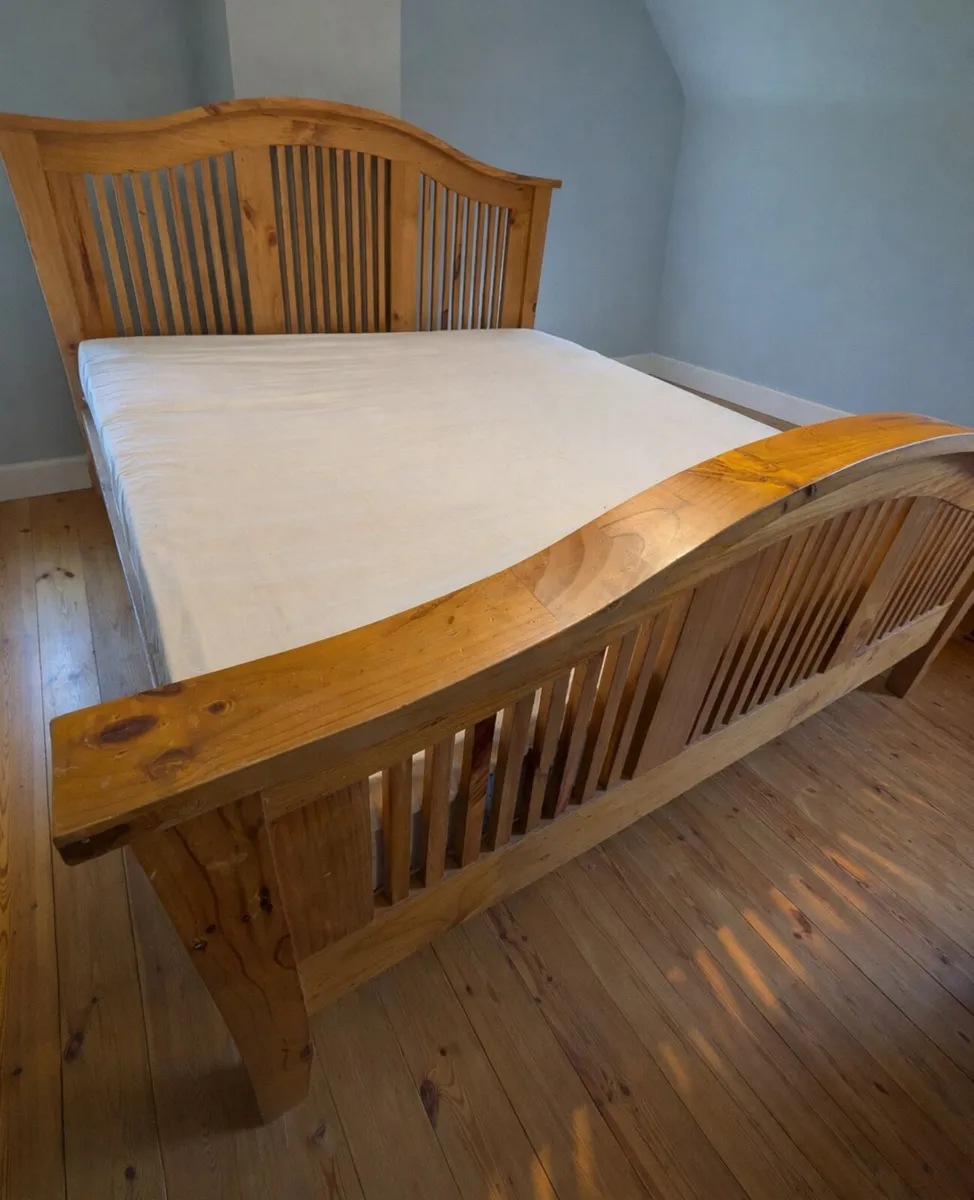Wooden bed for sale - Image 2