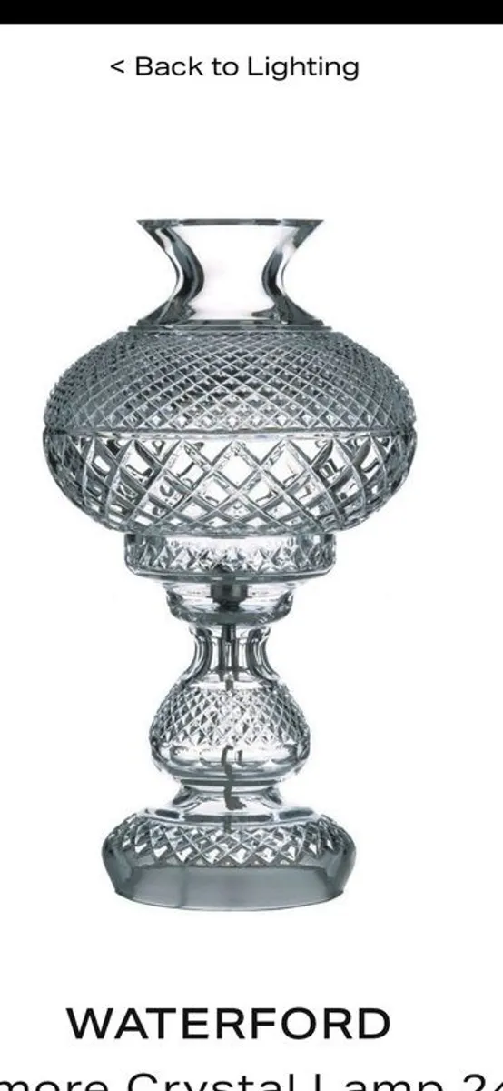 Waterford Crystal Inishmore Lamp - Image 1