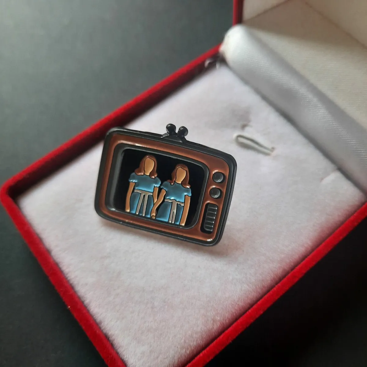 The Shining "The Grady Twins" TV Enamel Pin Badge - Image 2