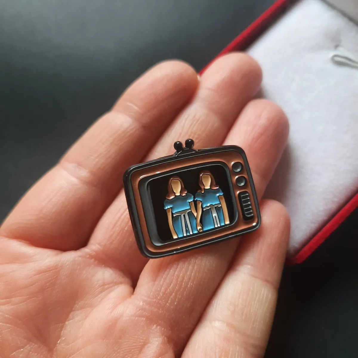 The Shining "The Grady Twins" TV Enamel Pin Badge - Image 1