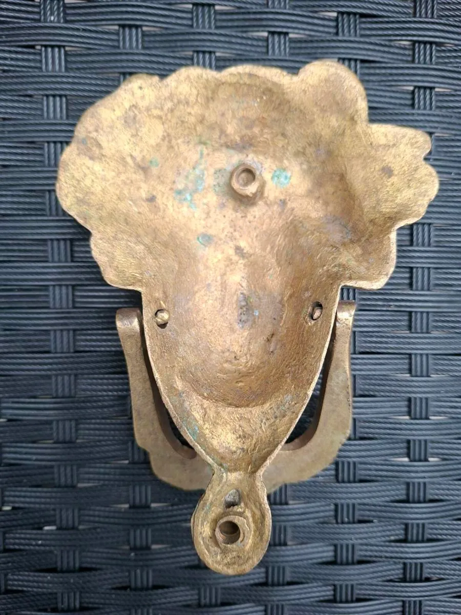 Vintage solid Brass Grecian Goddess Door Knocker - Image 3