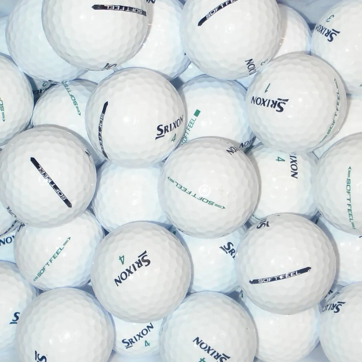 Srixon Soft Feel Lake Golf Balls - 50 Balls
