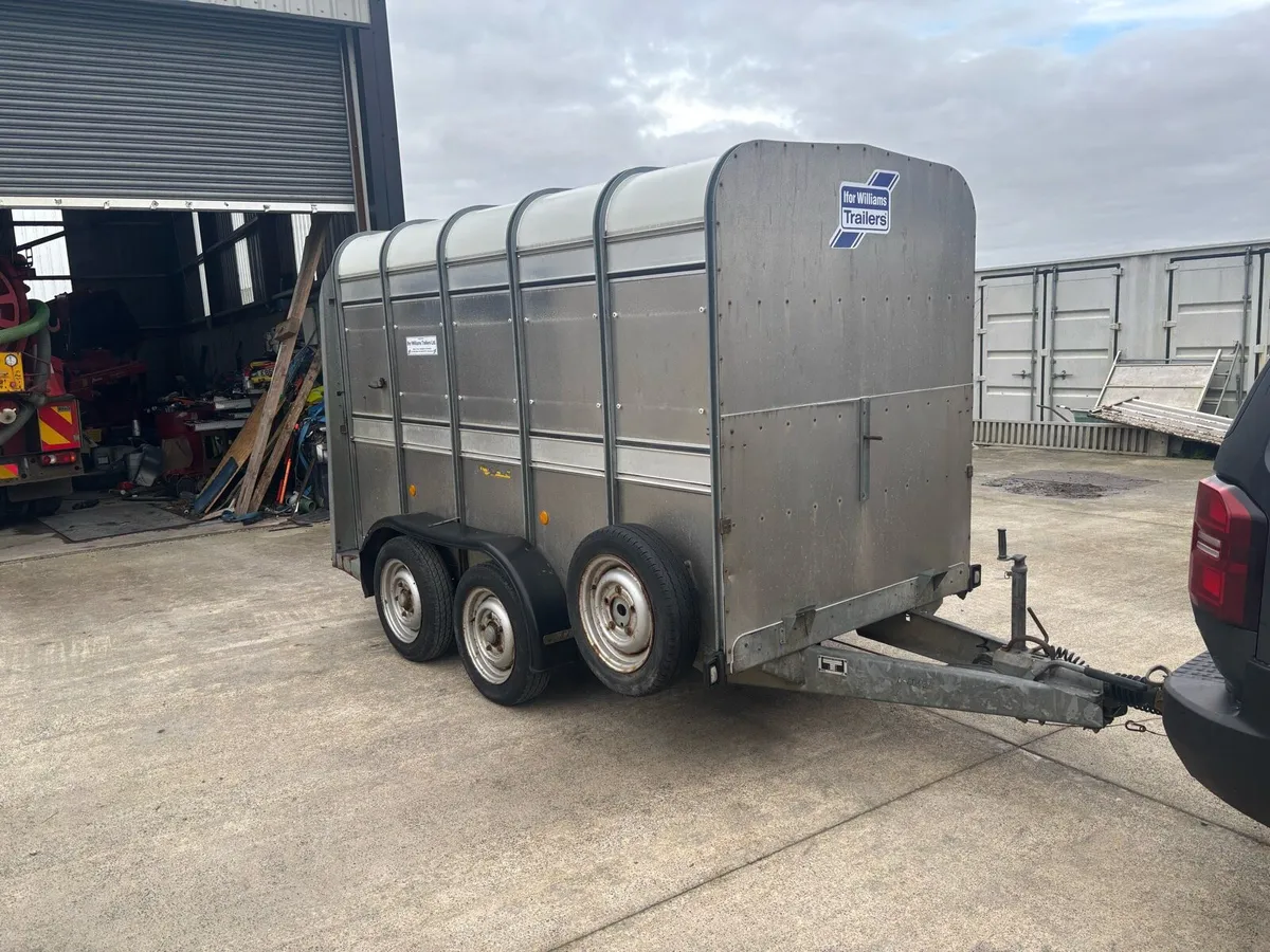 10x5 Ifor Williams with fold up deck - Image 1