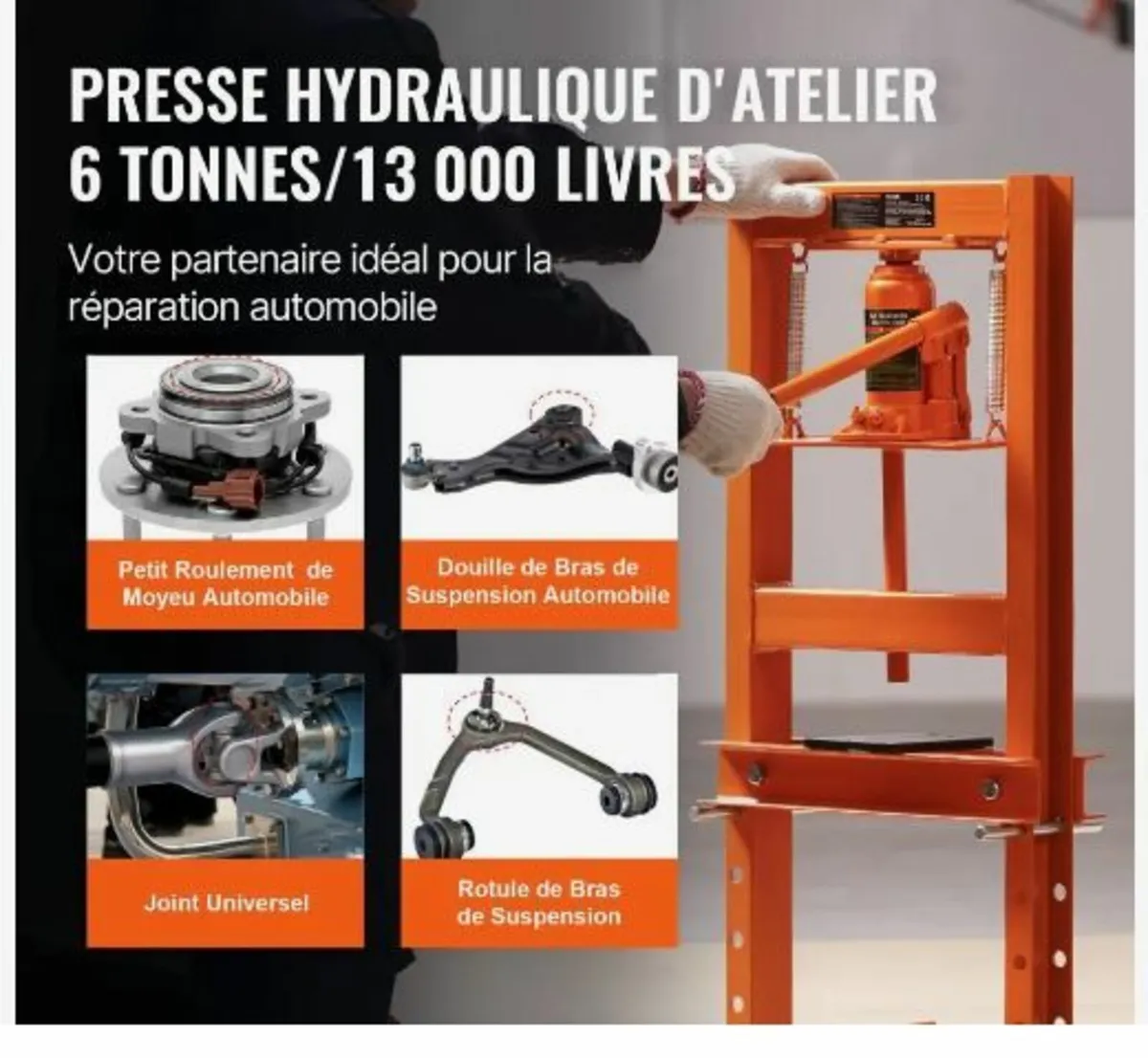 Hydraulic Shop Press 6 Ton - Image 2