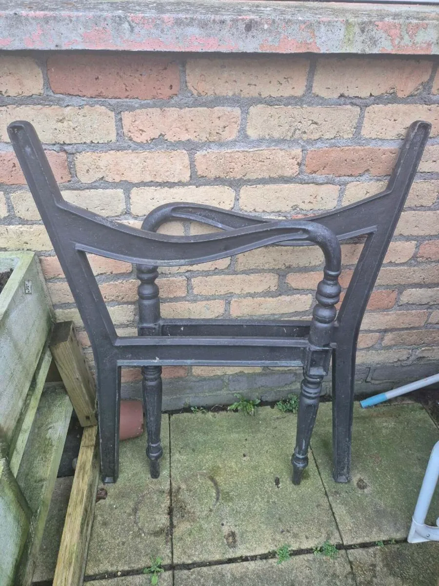 Garden bench ends