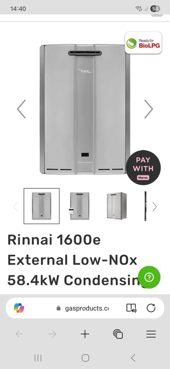 Gas water heater - Image 1