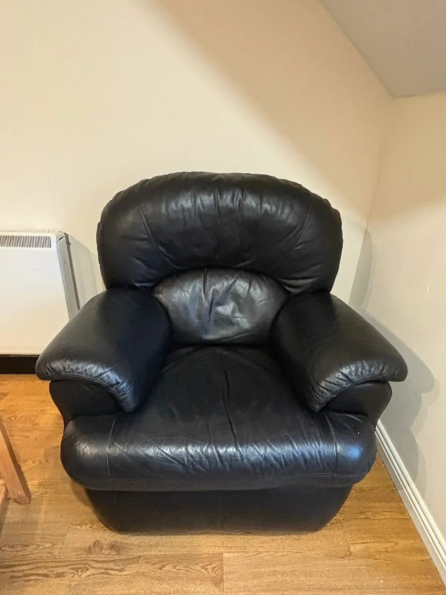 Leather Recliner Armchairs – Set of 2 - Image 2