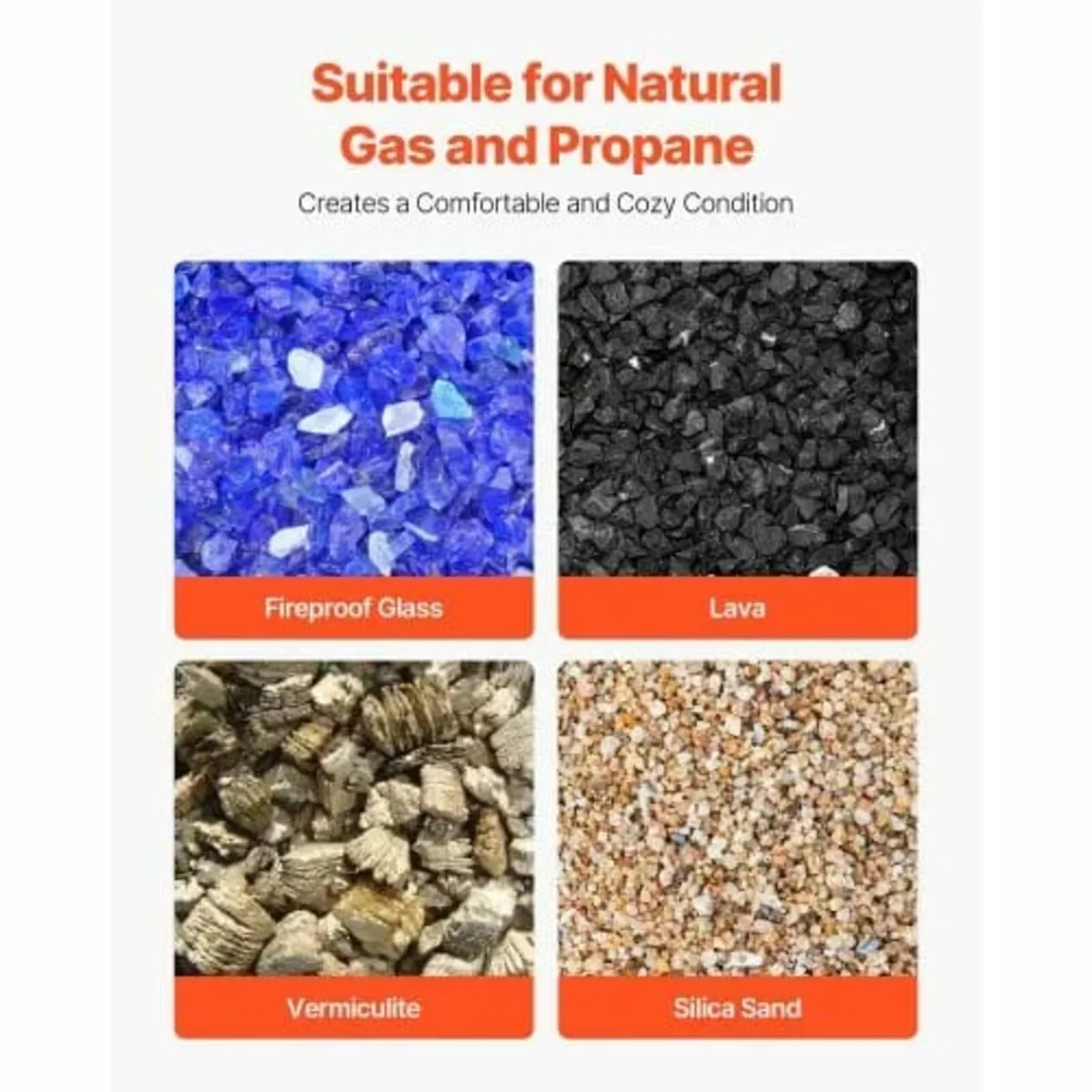 12.5 cm 6 Pcs Ceramic Fire Balls Round Fire Stones - Image 4