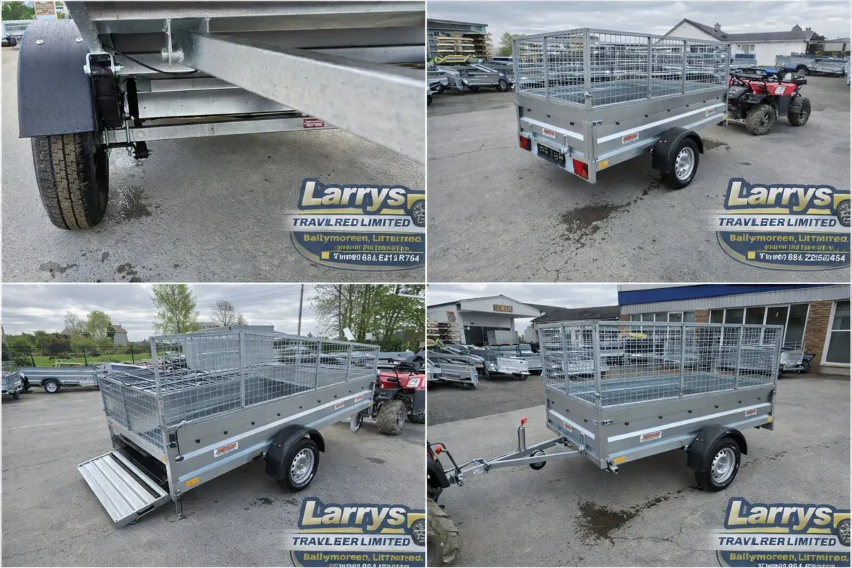 NEW 7x4 Galvanised 750kg Mesh Sides - Image 1