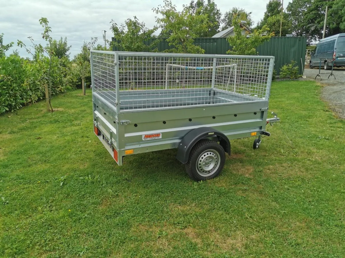 NEW 7x4 Galvanised 750kg Mesh Sides - Image 2