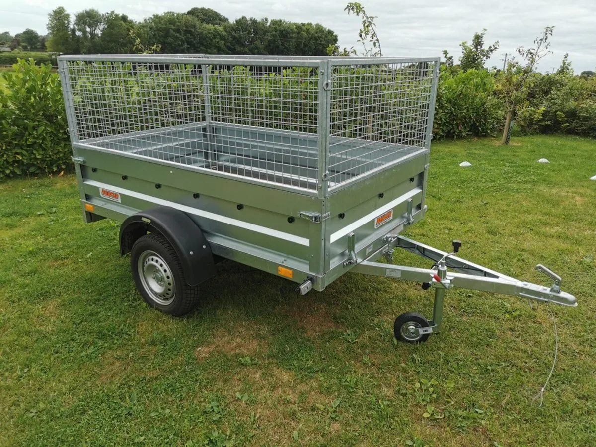 NEW 7x4 Galvanised 750kg Mesh Sides - Image 3