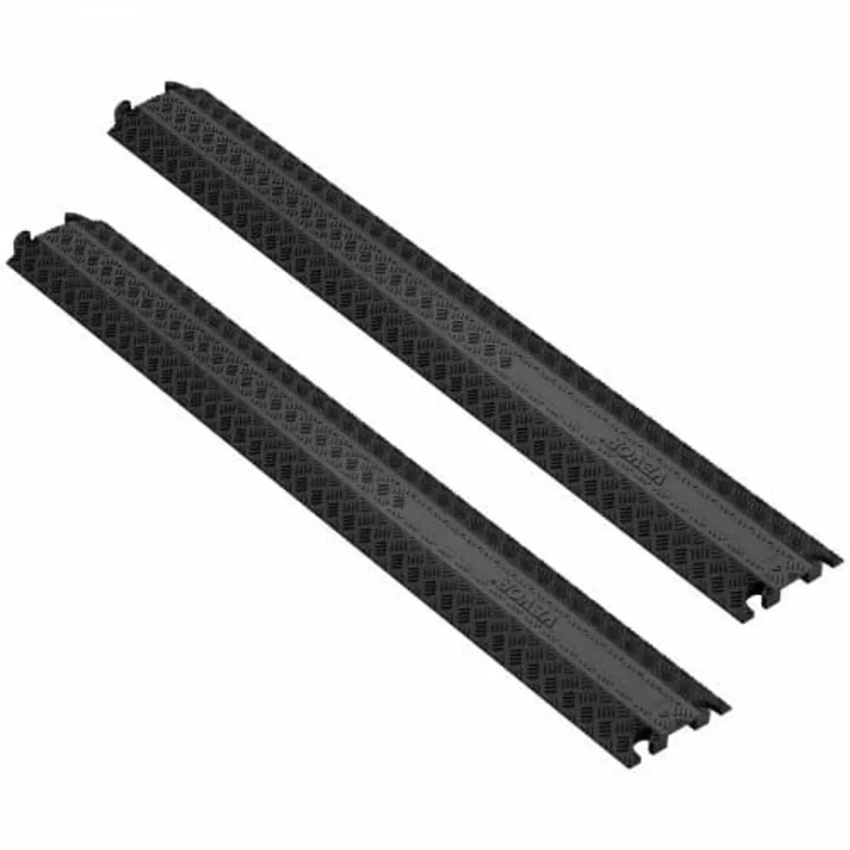 2 PCs Drop Over Cable Cover Ramp 100x13x2 cm, 907 - Image 1