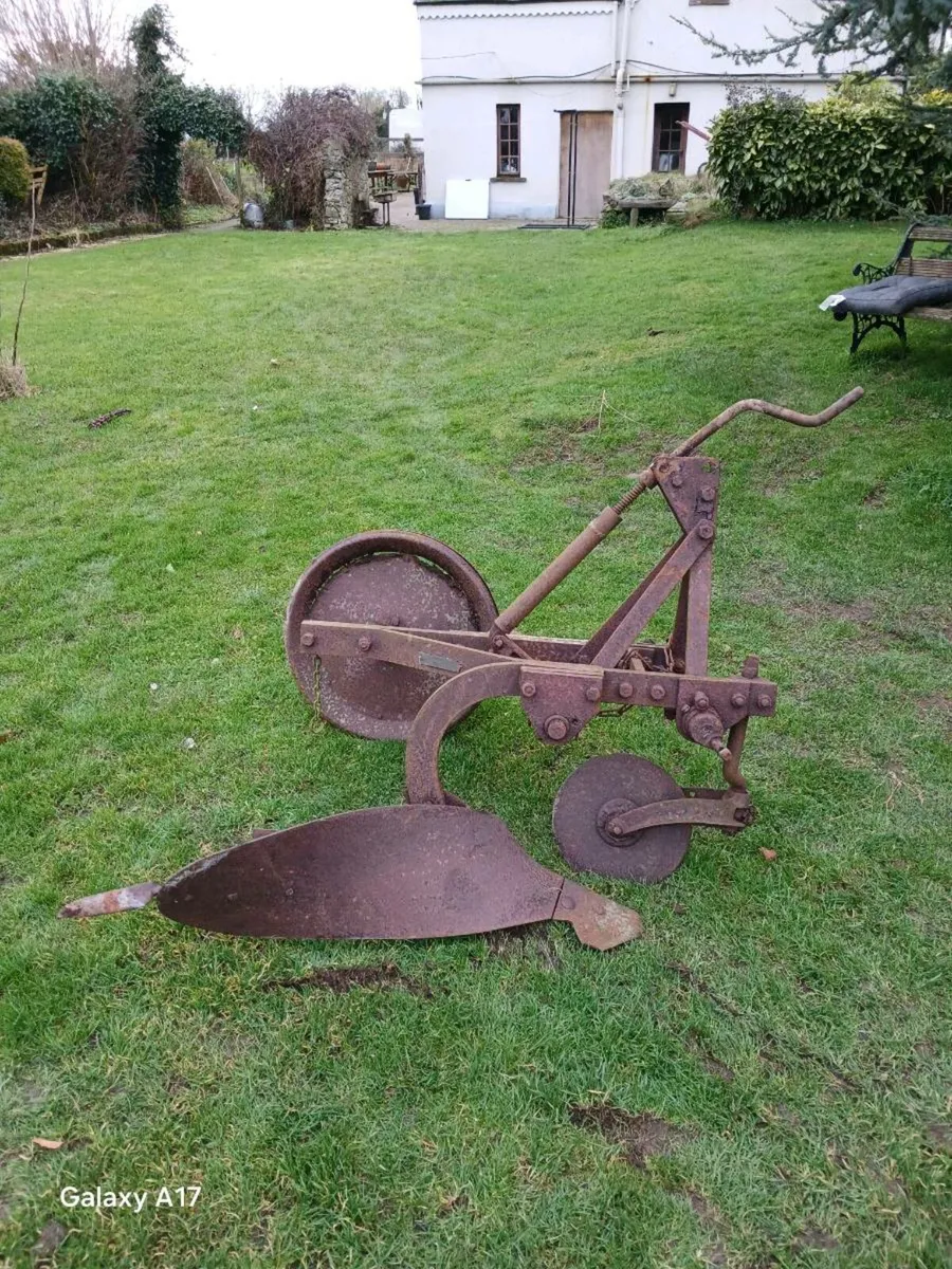 David Brown Single Furrow Plough – Vintage - Image 1