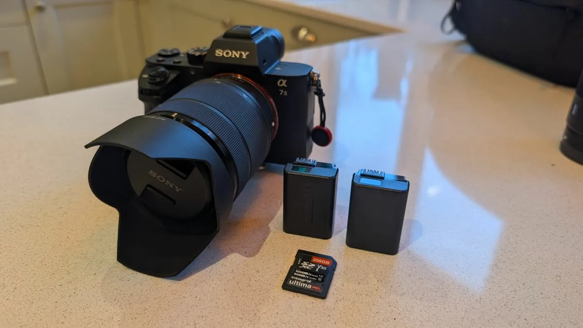 Sony A7 II Full Frame Bundle + 3 Lenses + case - Image 2