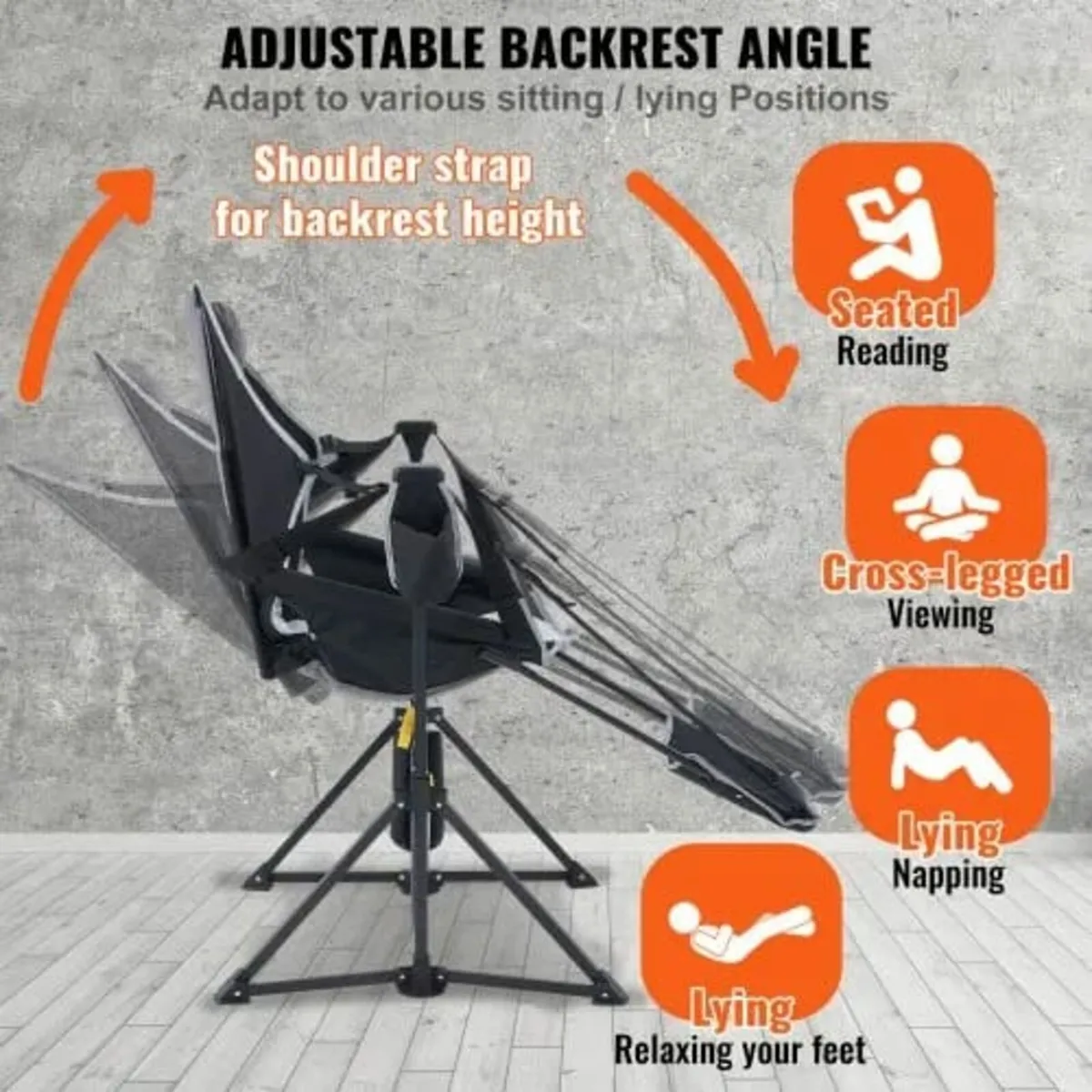 Camping Chair Hammock Chair 300 lbs Load Capacity - Image 2