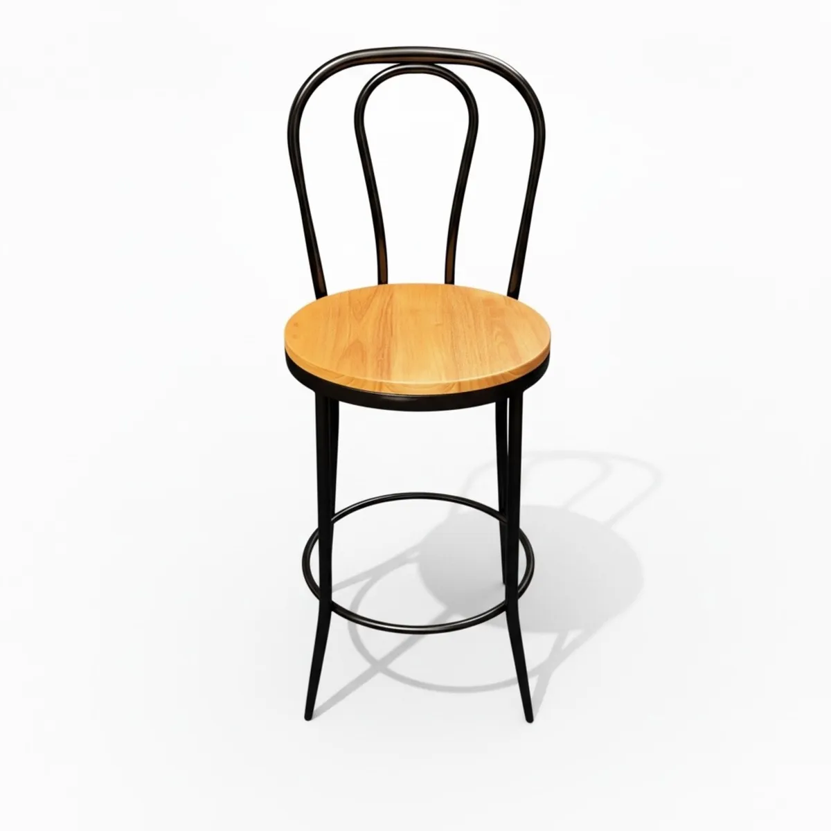 New Metal Bentwood Barstool - Image 2
