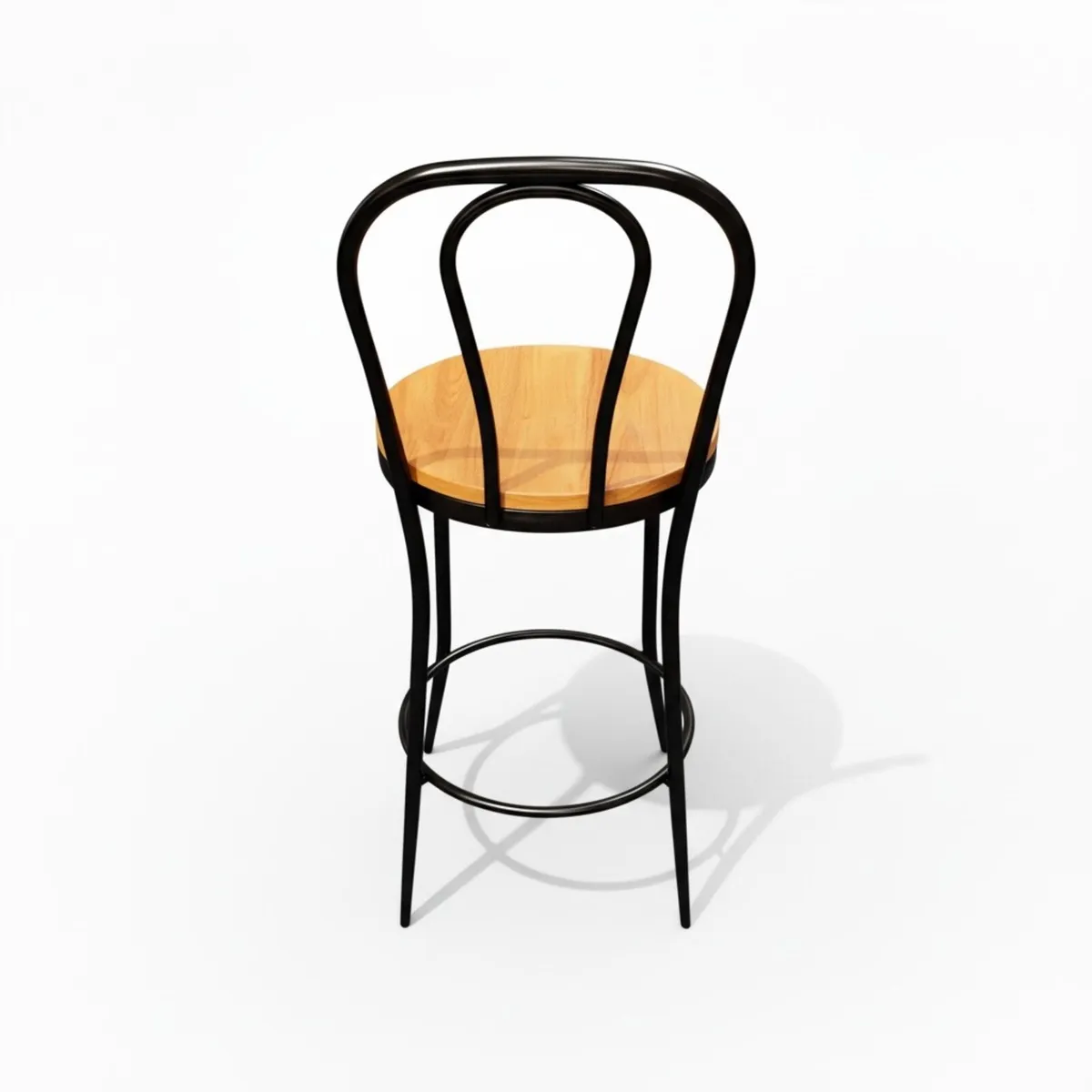 New Metal Bentwood Barstool - Image 4