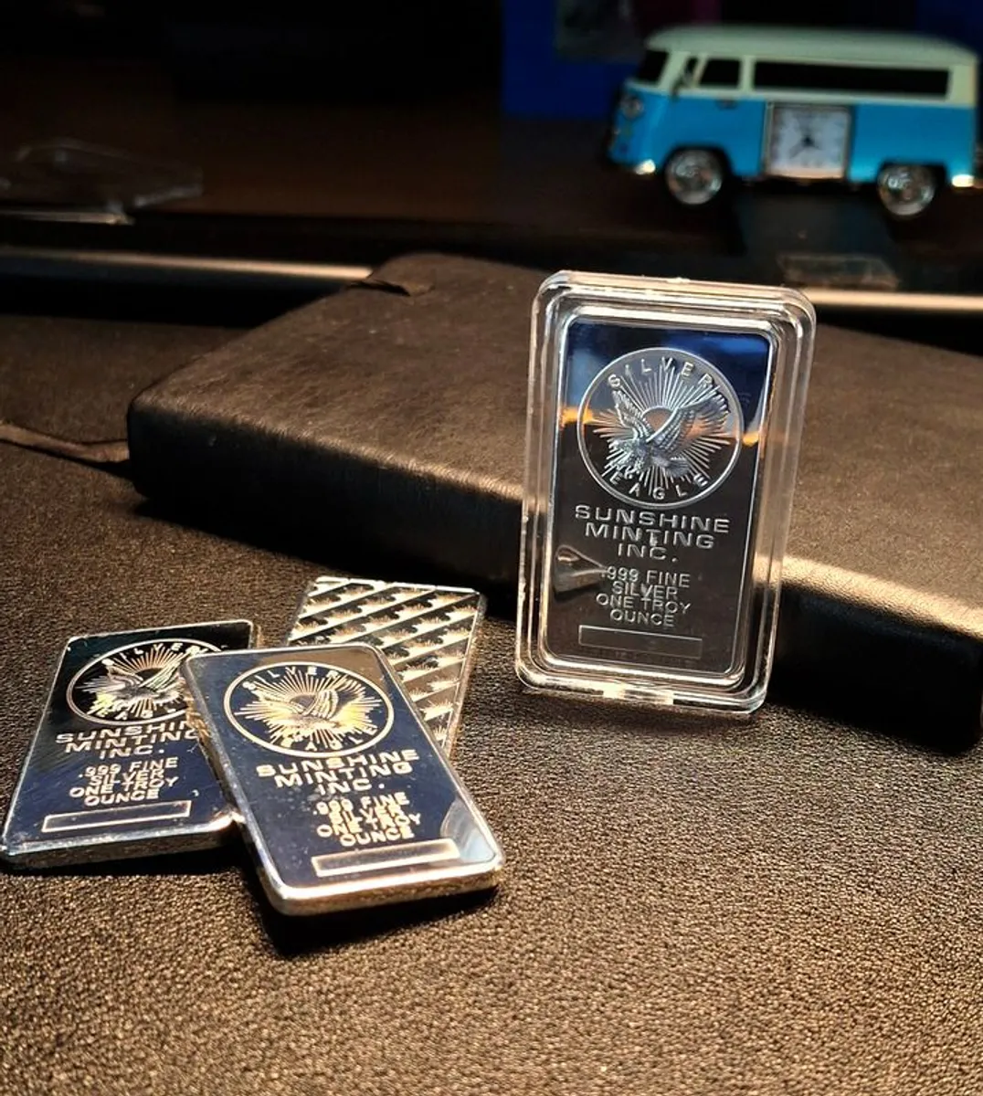 1 oz Silver Bars (Plated) - Image 2