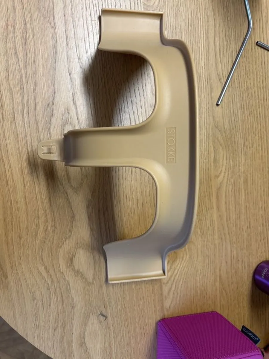 Tripp Trapp chair, harness, tray and play tray - Image 2