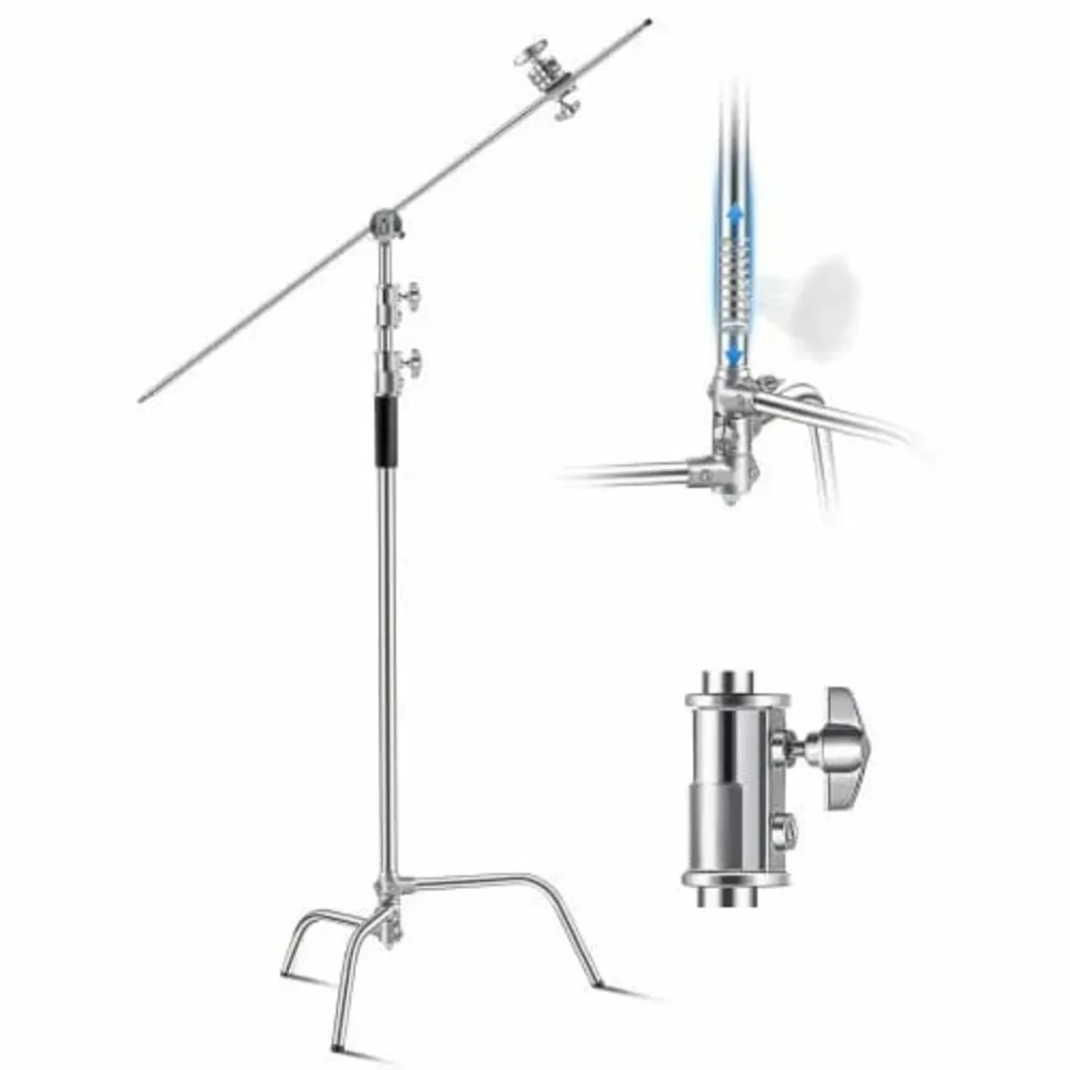 C Stand with Boom Arm Max Height 10.83 ft/330 cm P - Image 1
