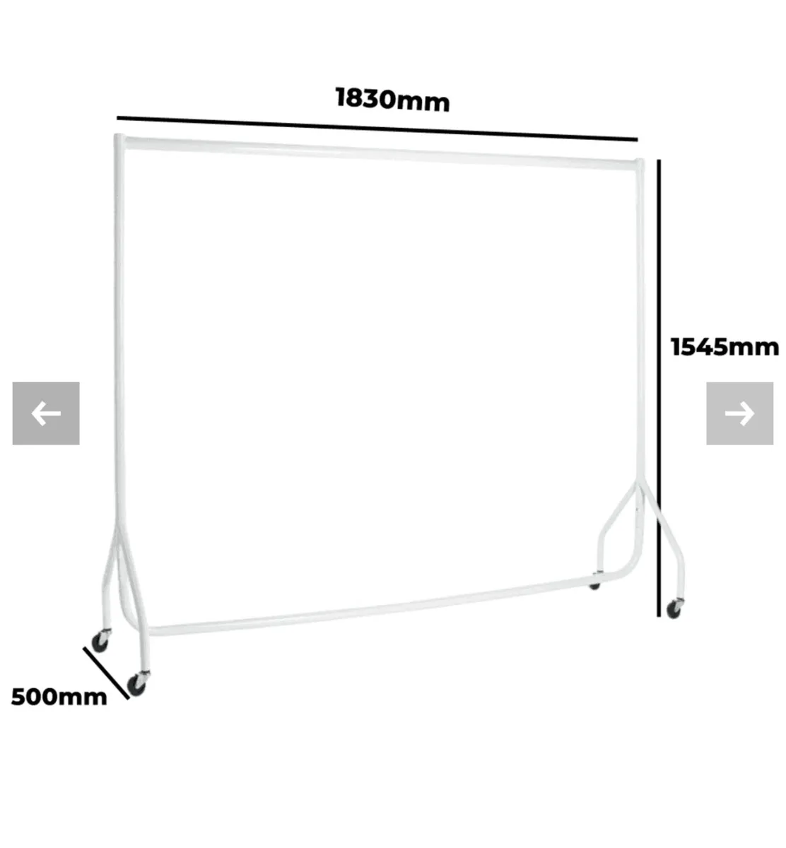 Clothes rails and tailors dummy - Image 2