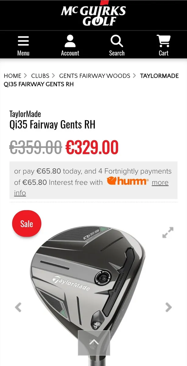 Taylormade Qi35 3 Wood. As New. - Image 2